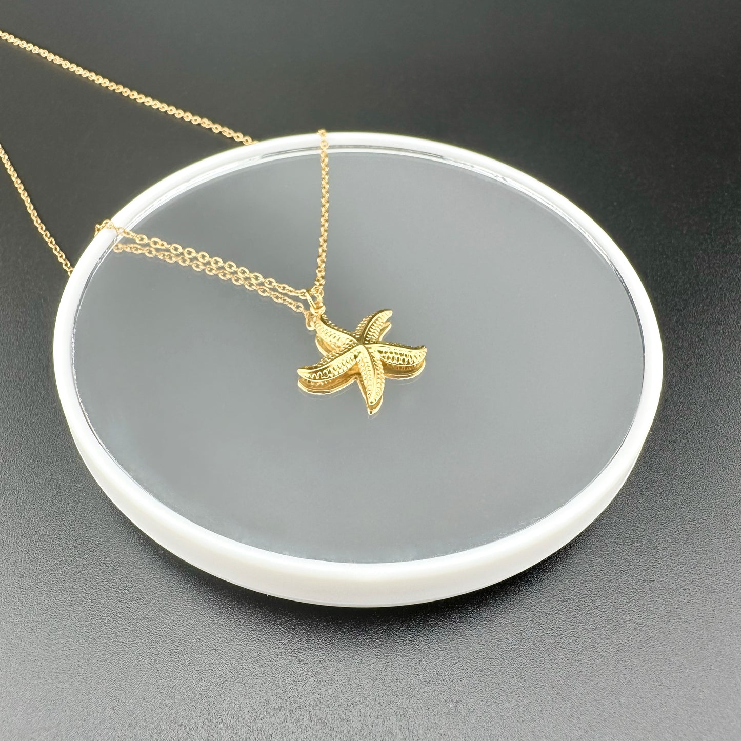 Collar Estrella de Mar Dorada – Mujer | Acero Inoxidable | Chapado Oro 18K | Ajustable