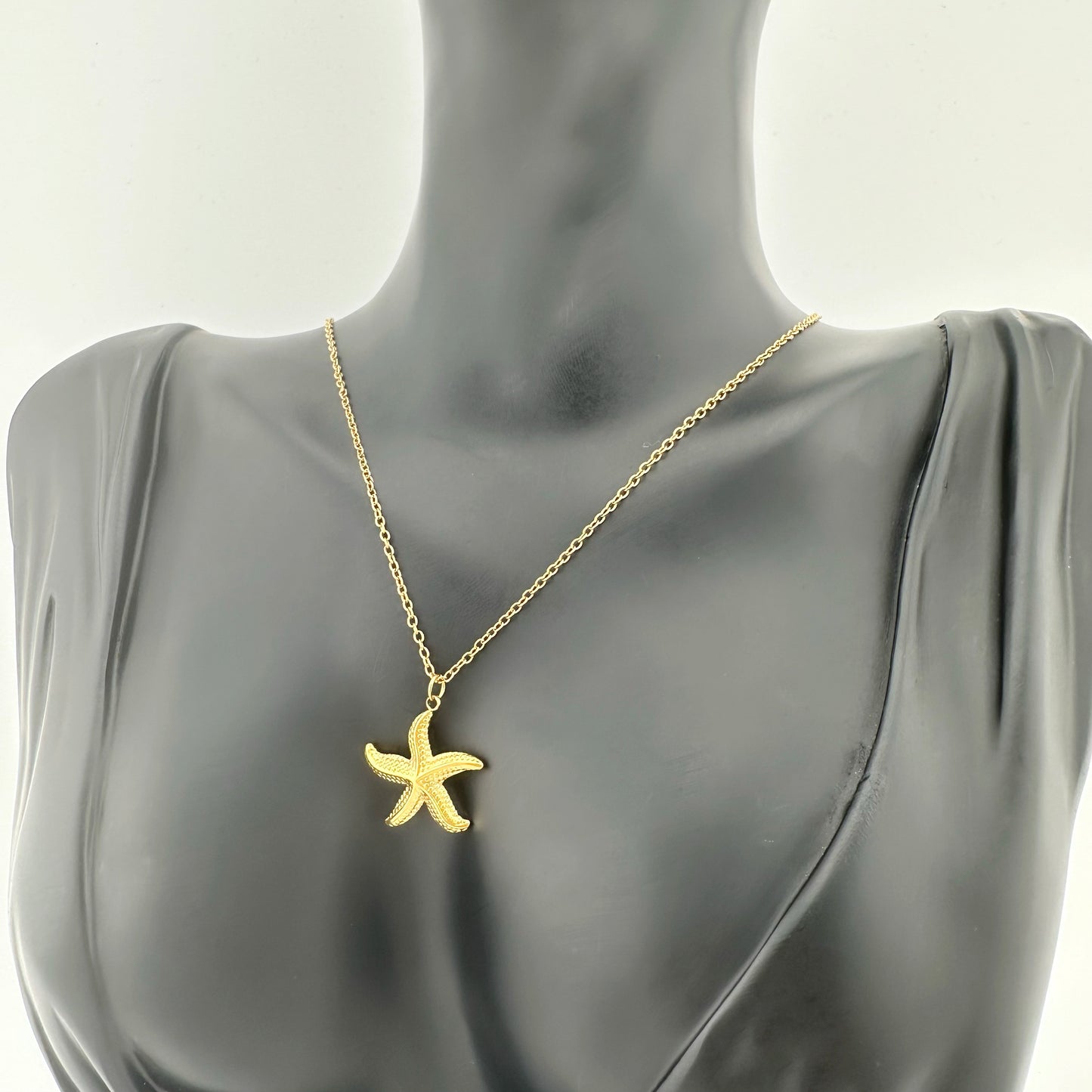 Collar Estrella de Mar Dorada – Mujer | Acero Inoxidable | Chapado Oro 18K | Ajustable