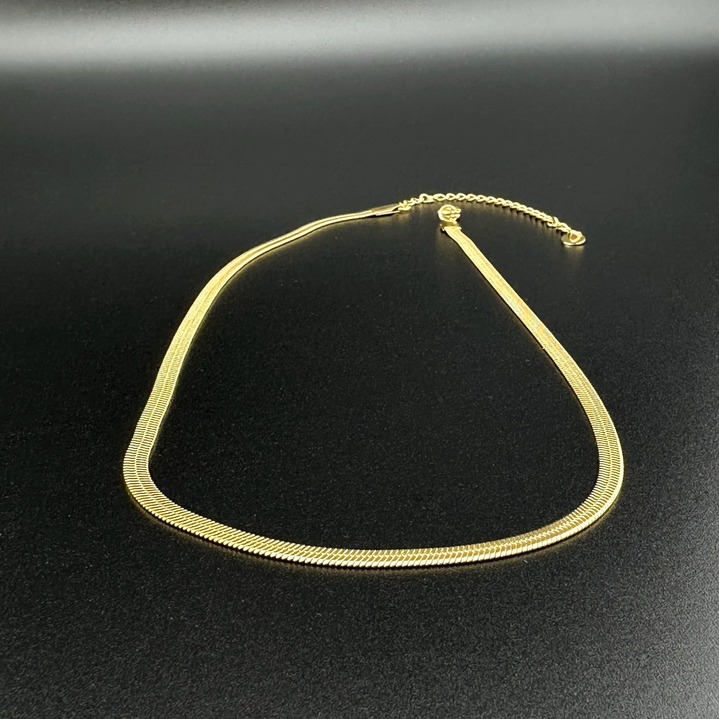 Collar Serpiente Unisex | Acero Inoxidable | Chapado Oro 14K | Ajustable