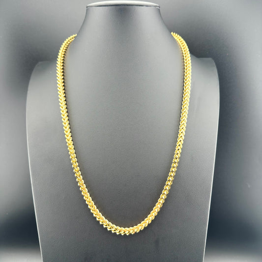 Cadena Hip-Hop Geométrica Unisex | Acero Inoxidable | Chapado Oro 18K