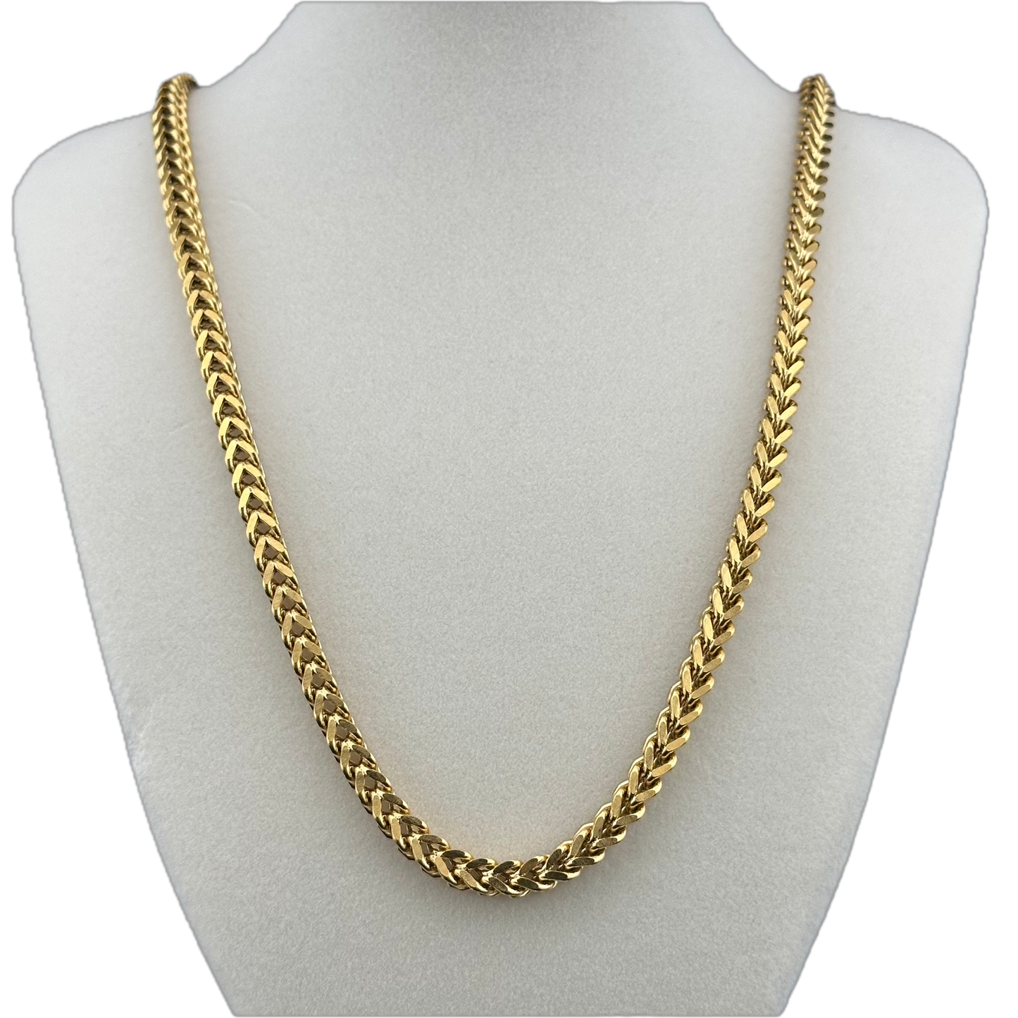 Cadena Hip-Hop Geométrica Unisex | Acero Inoxidable | Chapado Oro 18K