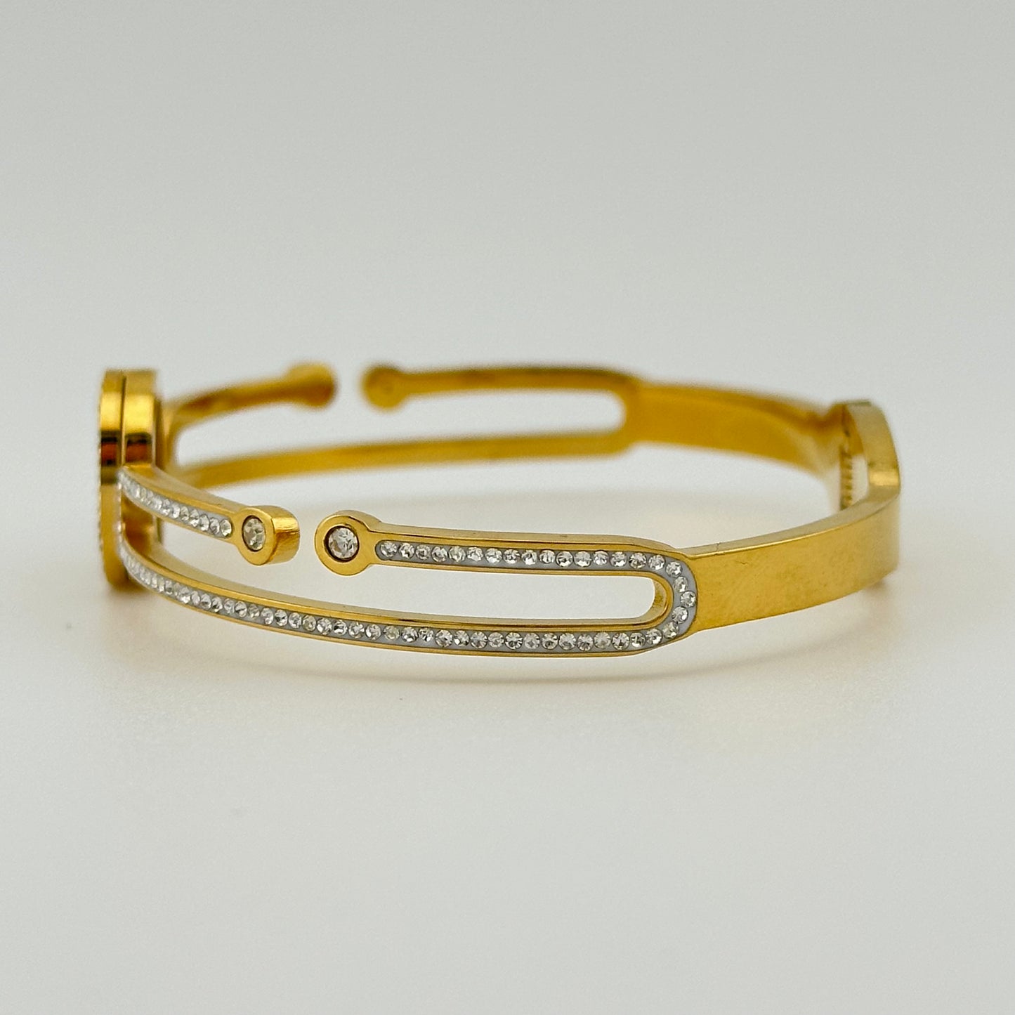 Brazalete Árbol de la Vida con Zirconias – Unisex | Acero Inoxidable | Chapado Oro 14K