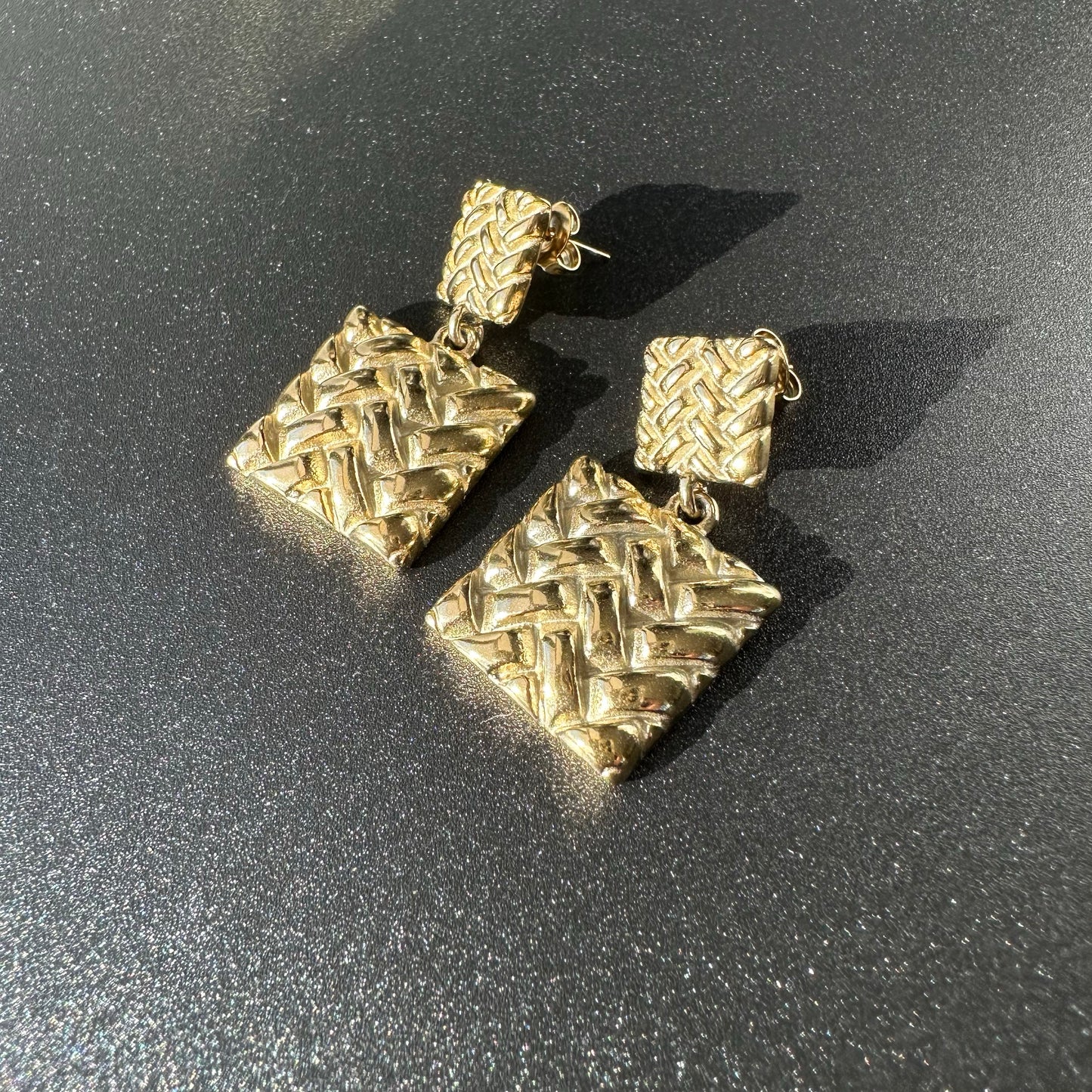 Pendientes Casuales Dorados – Mujer | Acero Inoxidable | Chapado Oro 14K